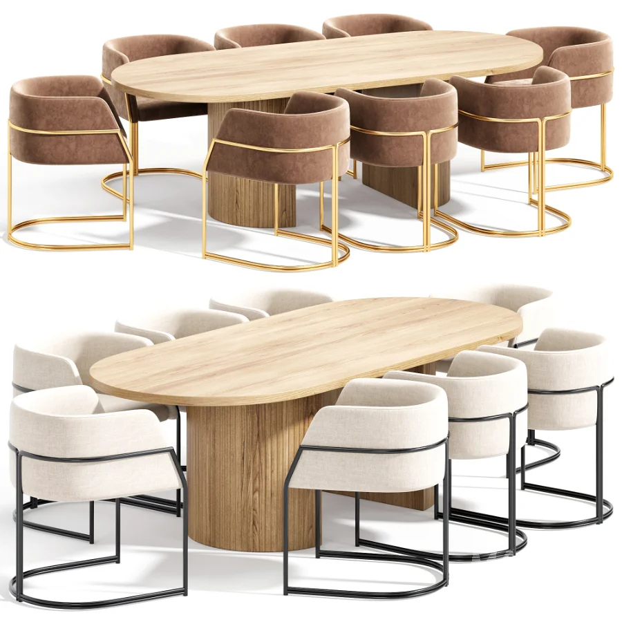 Meridiana Chair Gubi Table By Amgrades - Image 4