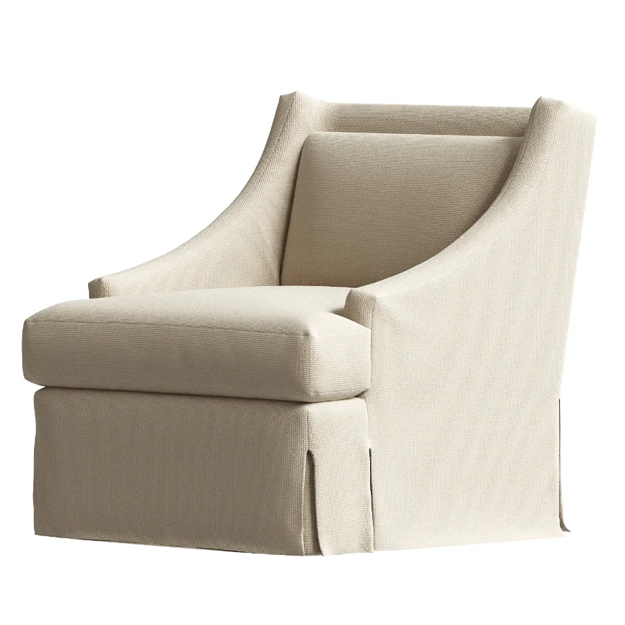 Stanton Skirted Lounge Chair - Image 1