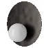 Luna bronze and opal disc wall light - Thumbnail 2