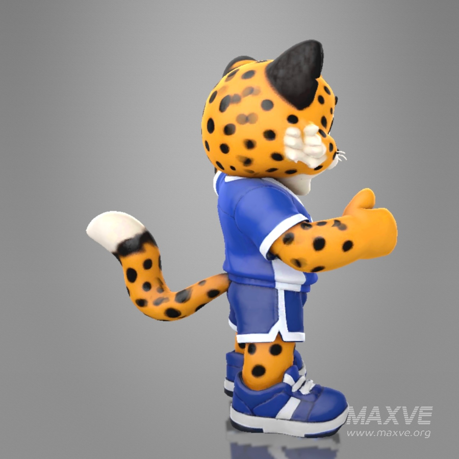 Cartoon Leopard Mascot Character - Image 3