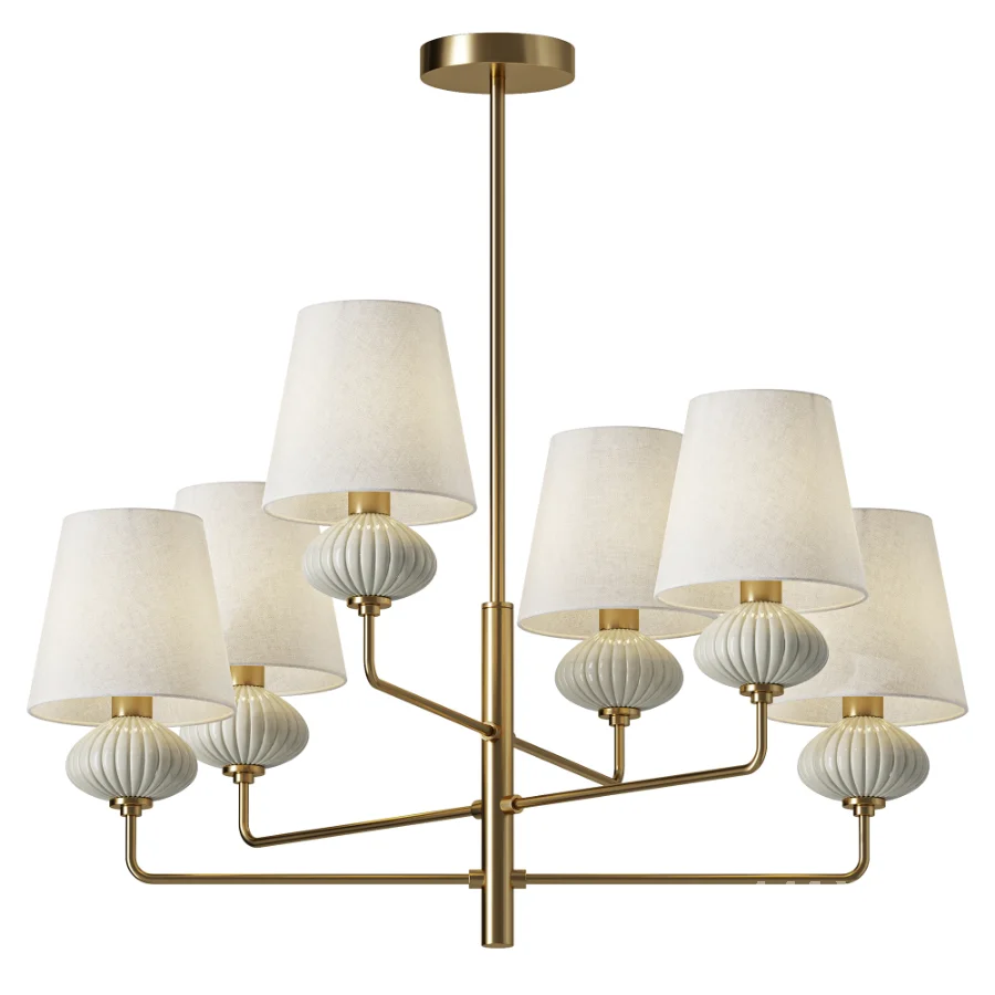 Freya Ceramics FR2029PL 06BS Pendant Light - Image 1