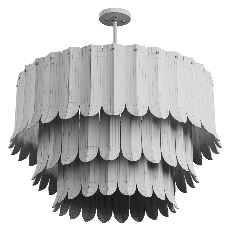Modern Luxury Glass Chandelier - Image 2
