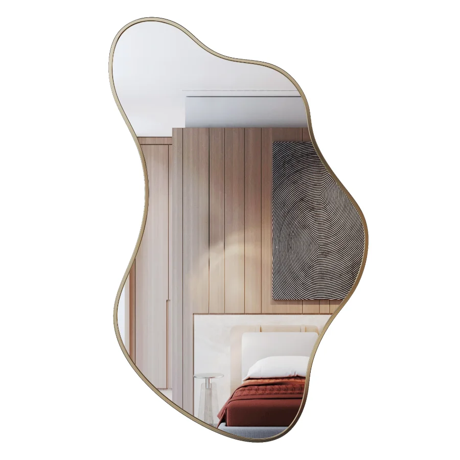 Large Amorphous Modern Mirror - Image 1
