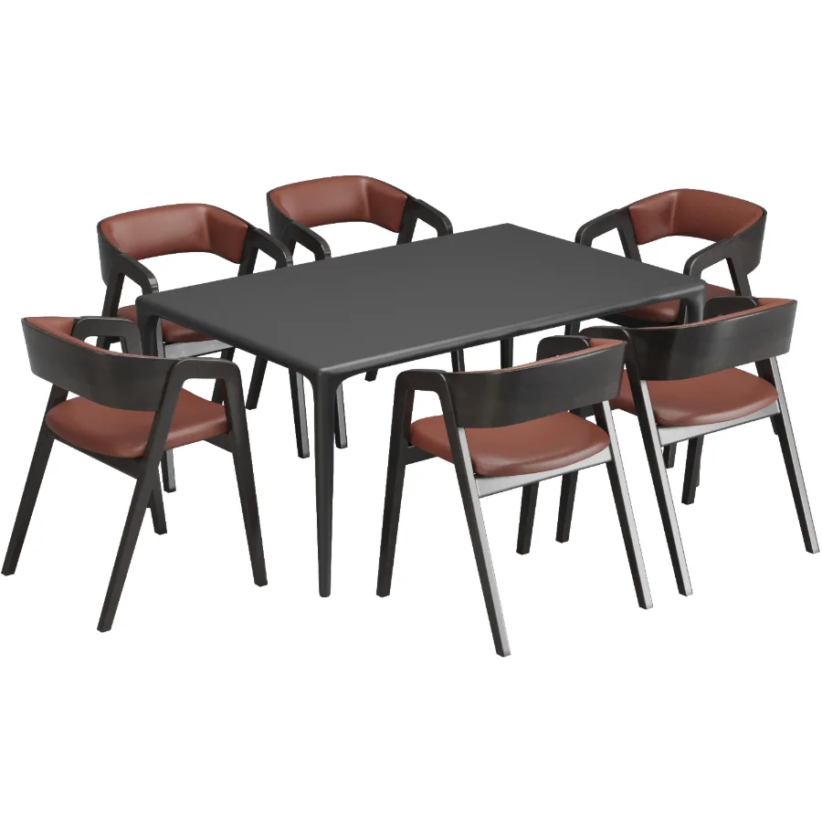 Dinning chair and table347 - Image 4