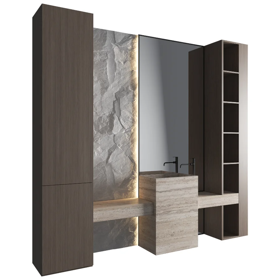 Bathroom Furniture Set 08 - Image 2