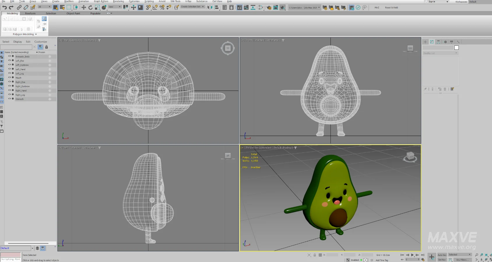 Avocado Cartoon 3D Character - Image 16