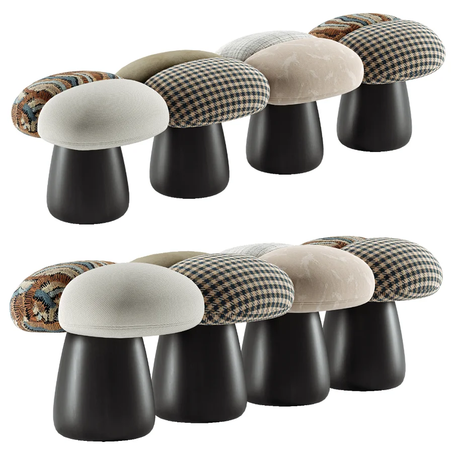 Mushroom Bench 3D model Maxve