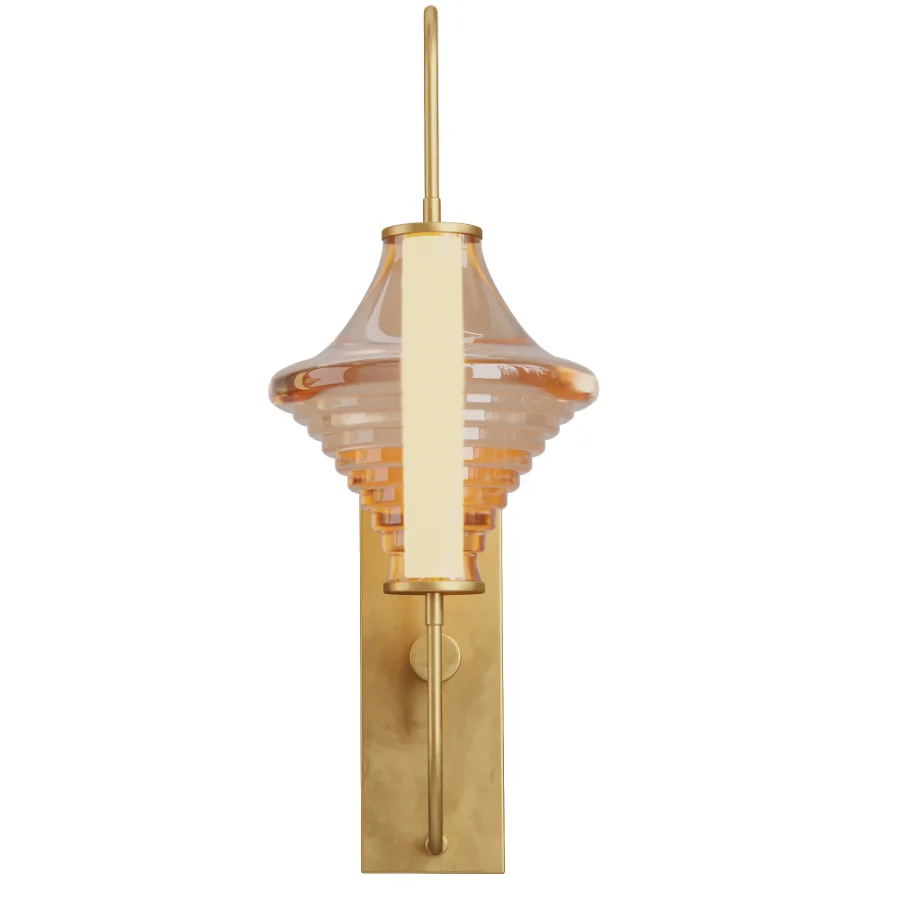 LED Glass Lampshade Wall Sconce Light - Image 5