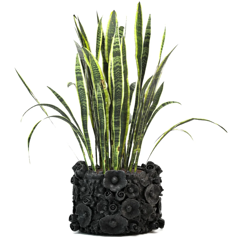 Concrete Pot Plant Set 08 - Image 1