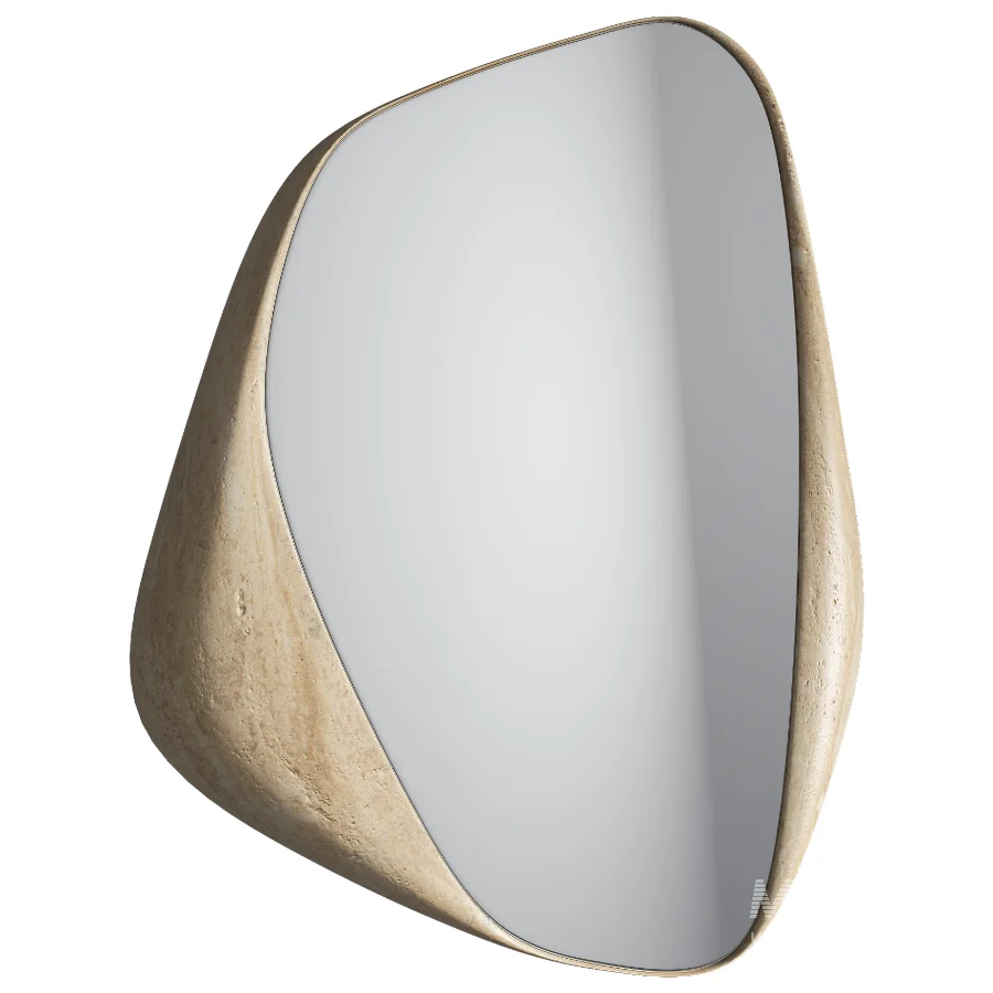 Kira Travertine Mirror - Image 2