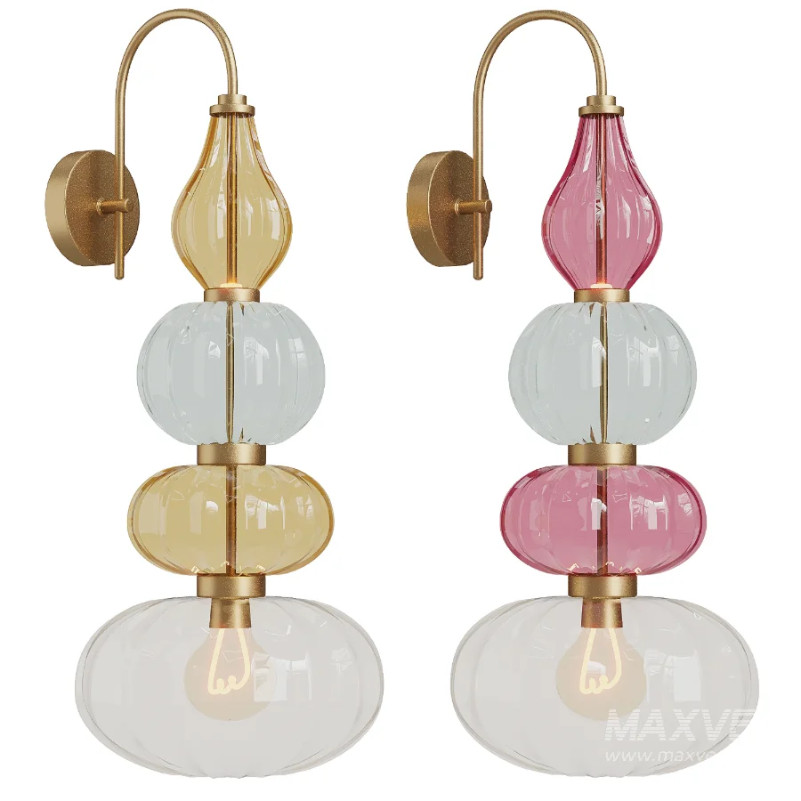 Sconce Brass Wall Light - Image 1