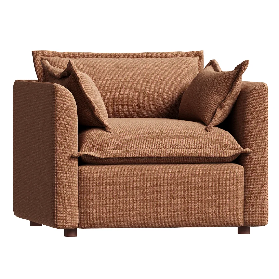Denver Sunbrella Stripe Outdoor Chair - Image 3