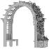 Wooden Garden Arbor 04 - Thumbnail 1