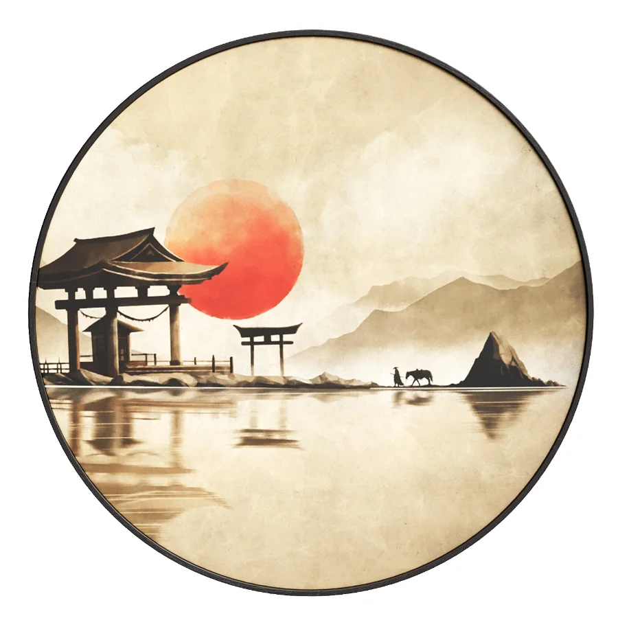 Japanese temple at sunrise - Image 2