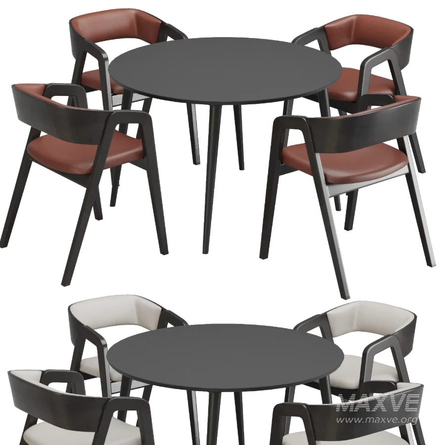 Dinning chair and table348 - Image 1