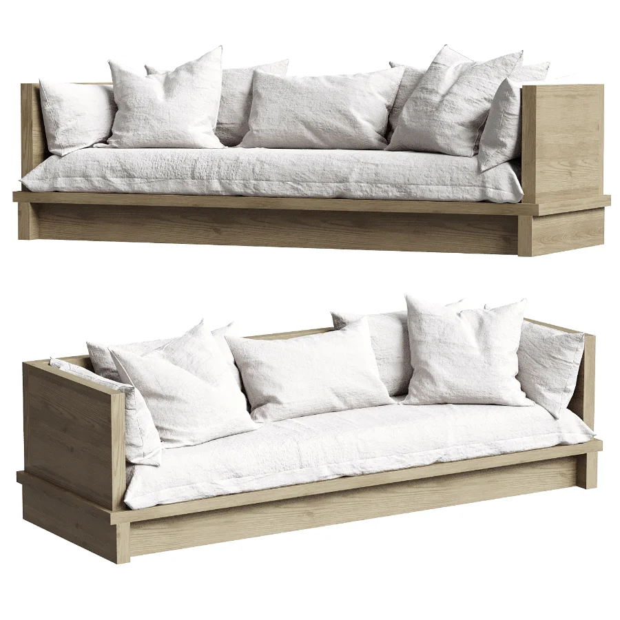 Minimalist Fabric Sofa by Loon Peak - Image 2