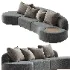 Nathalie II Sectional Sofa - Thumbnail 4