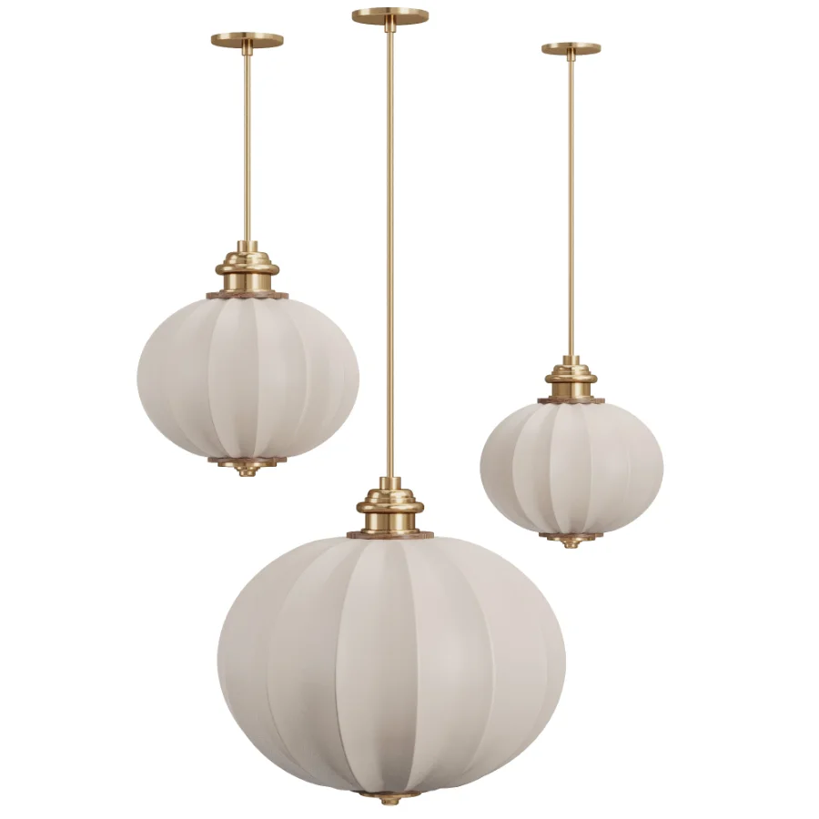 Plaza Linen Pendant Light - Image 1