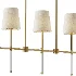 DEMIAN LONG slatted chandelier - Thumbnail 3