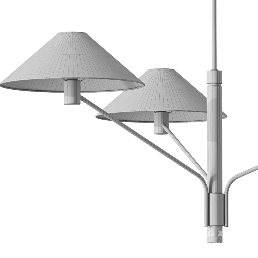 Devon 3 Light Chandelier - Image 3