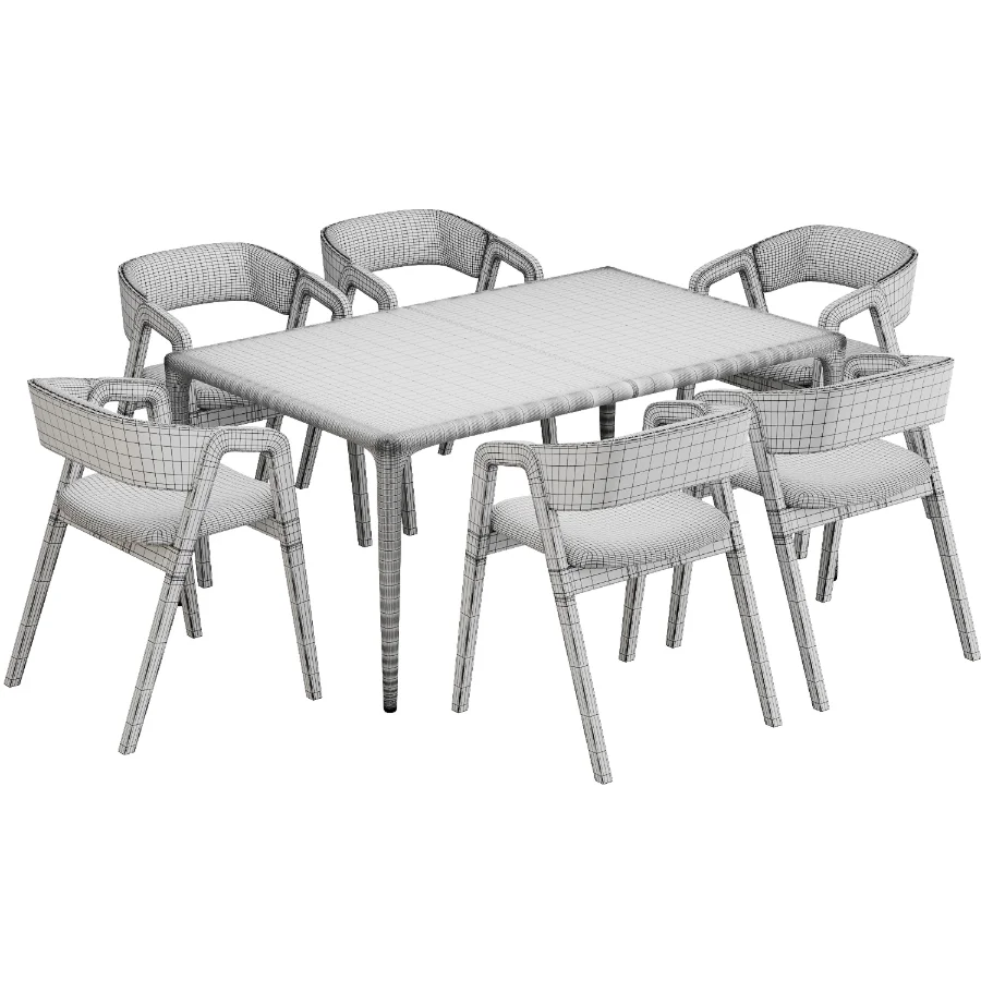 Dinning chair and table347 - Image 8