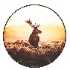 Majestic Deer Wall Painting - Thumbnail 3
