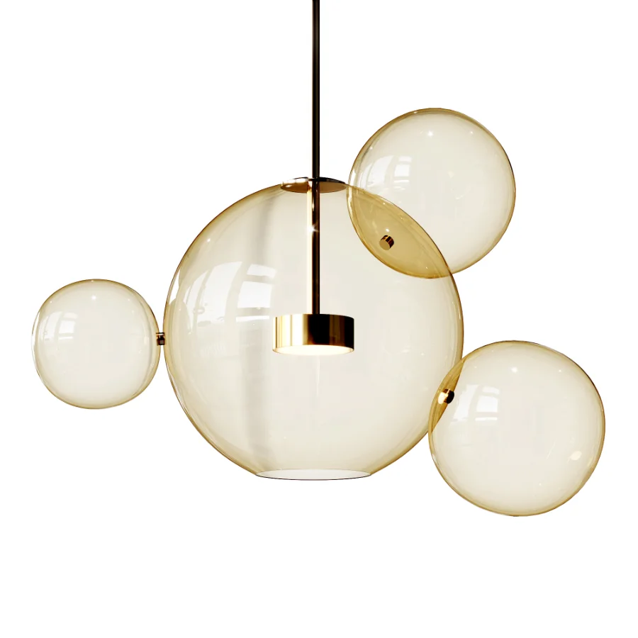 Clear Glass Ball Futuristic Chandeliers - Image 3