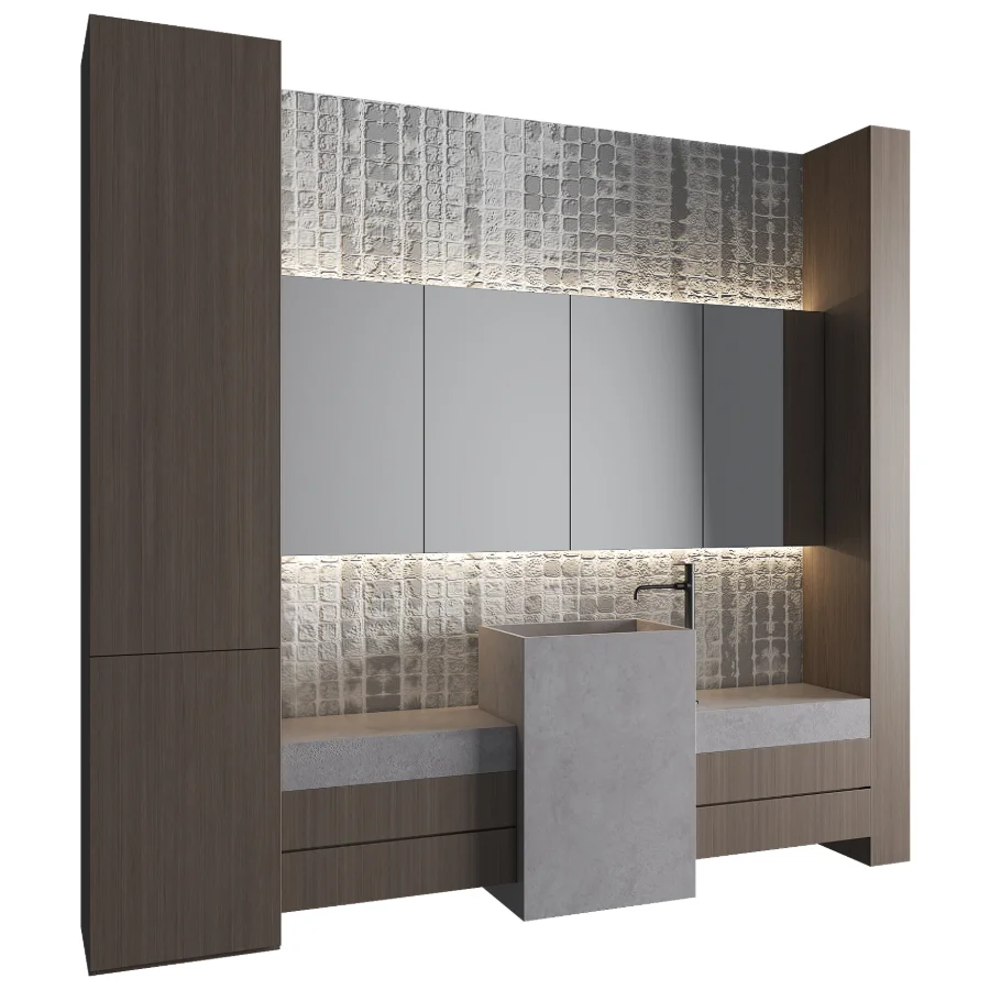 Bathroom Furniture Set 09 - Image 2