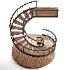 Wooden Spiral Staircase - Thumbnail 6