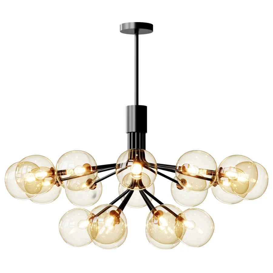 Nuura Apiales 18 Satin Black Chandelier - Image 2