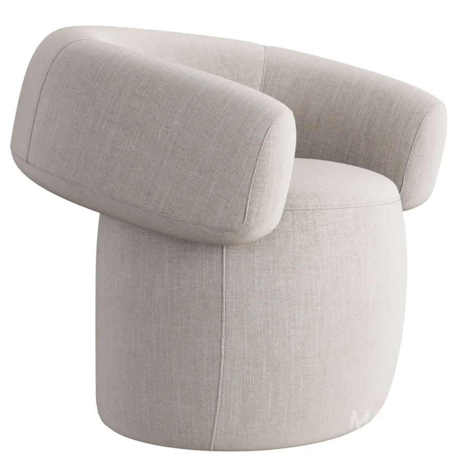 Ruff_Swivel_Small_Armchair - Image 3