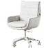 Sergio beige swivel office chair - Thumbnail 5