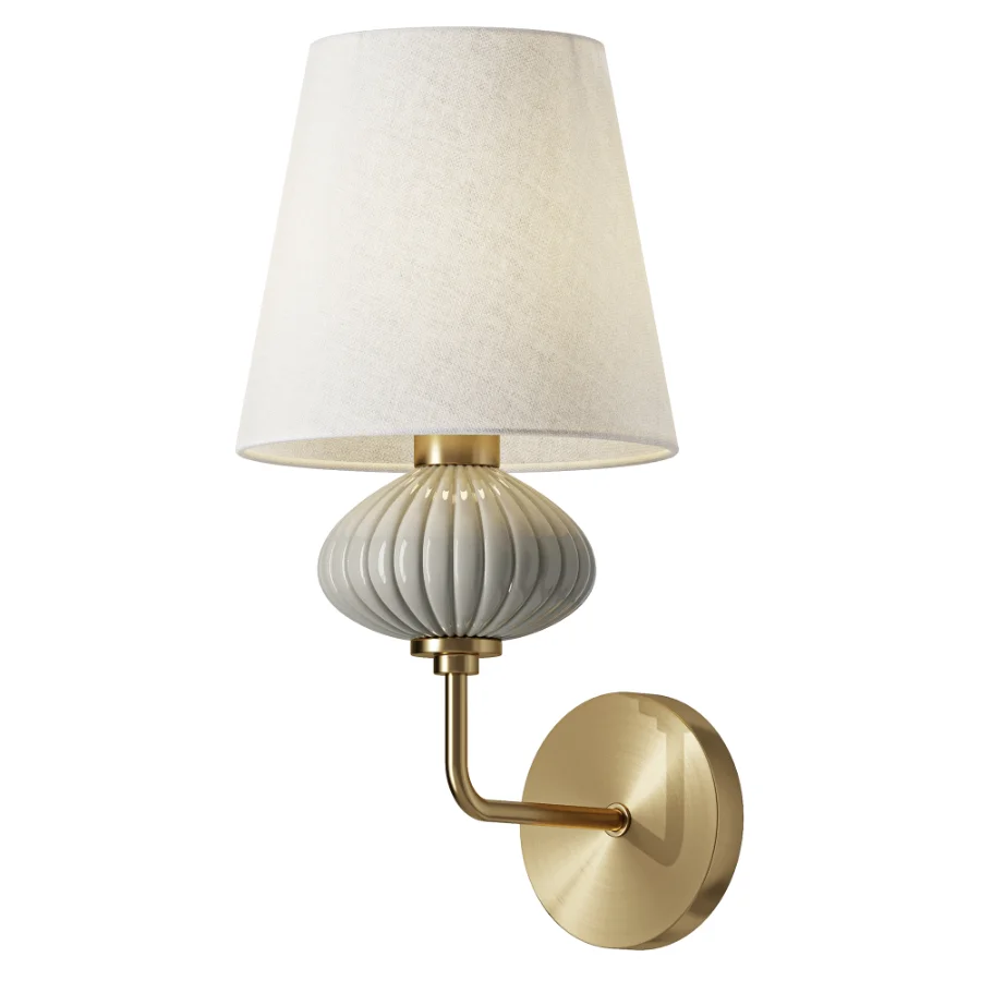 Sconce Freya Ceramics FR2029WL 01BS - Image 1