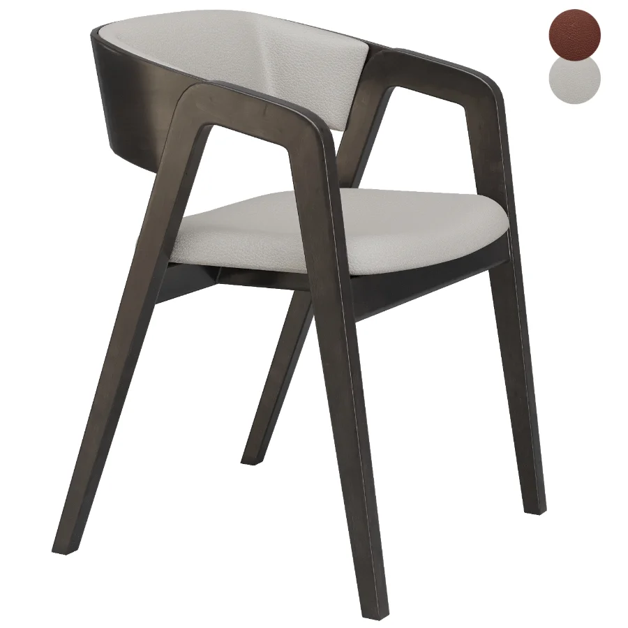 Hersey Solid Back Arm Chair - Image 3