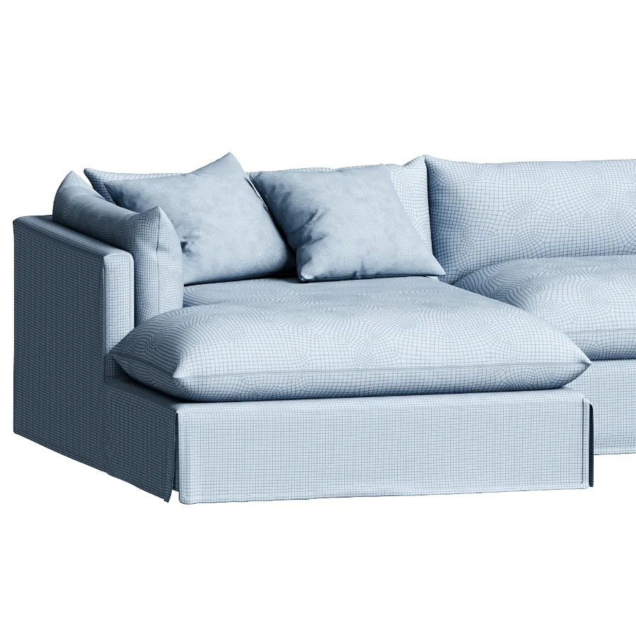 Reggio Slipcover Chaise Sectional - Image 3
