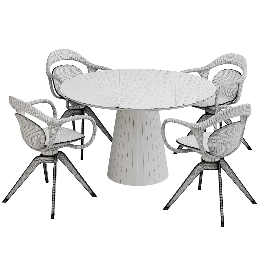 Dinning chair and table351 - Image 2
