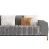 Sofa 4 Lugares Sala de Estar Base de Madeira - Thumbnail 3