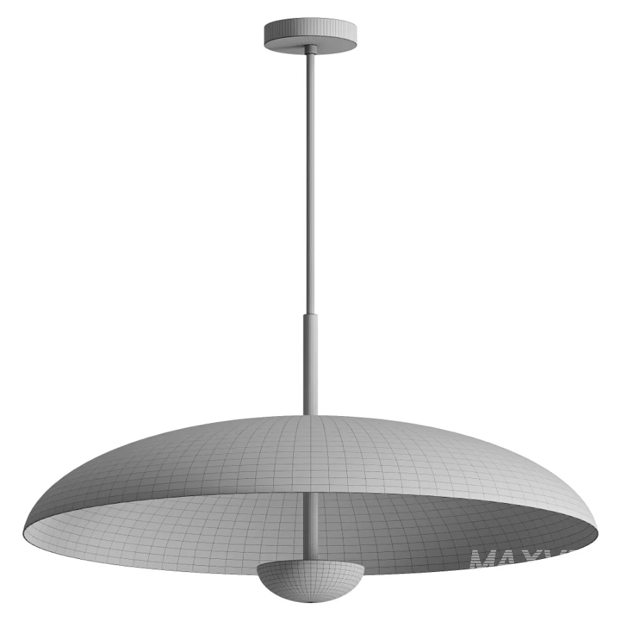 Modern brass disc pendant light minimalist ceiling lamp - Image 2