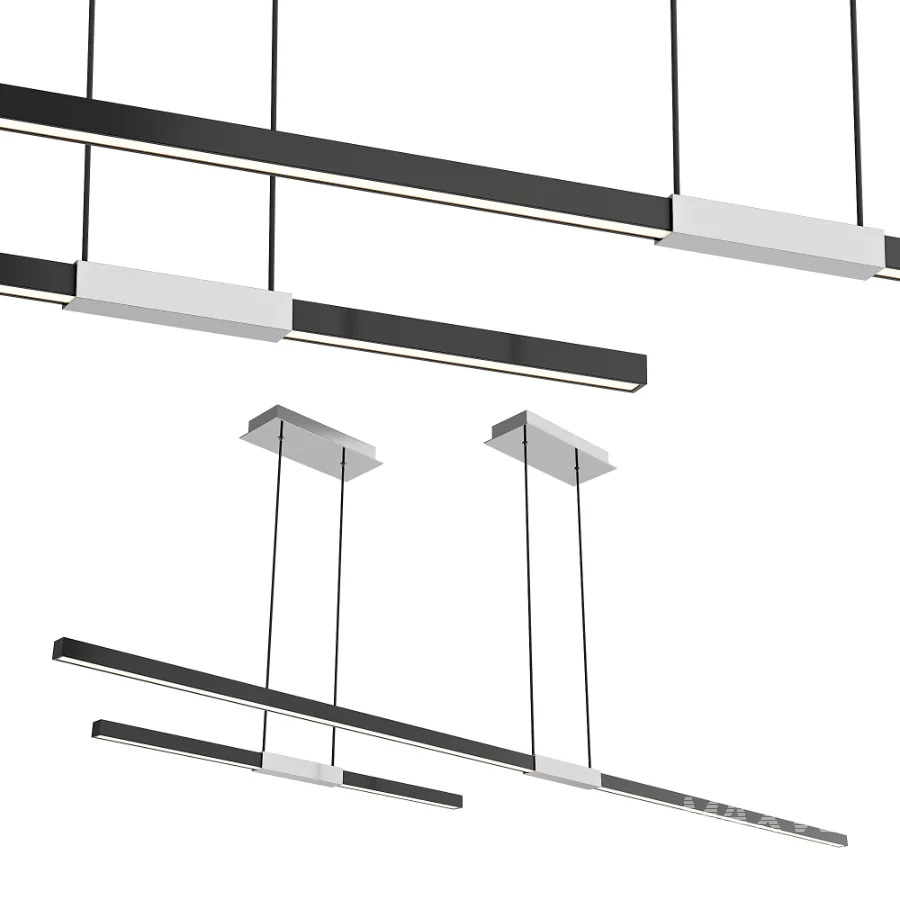 Tie Stix Metal Center Feed Suspension Light - Image 1