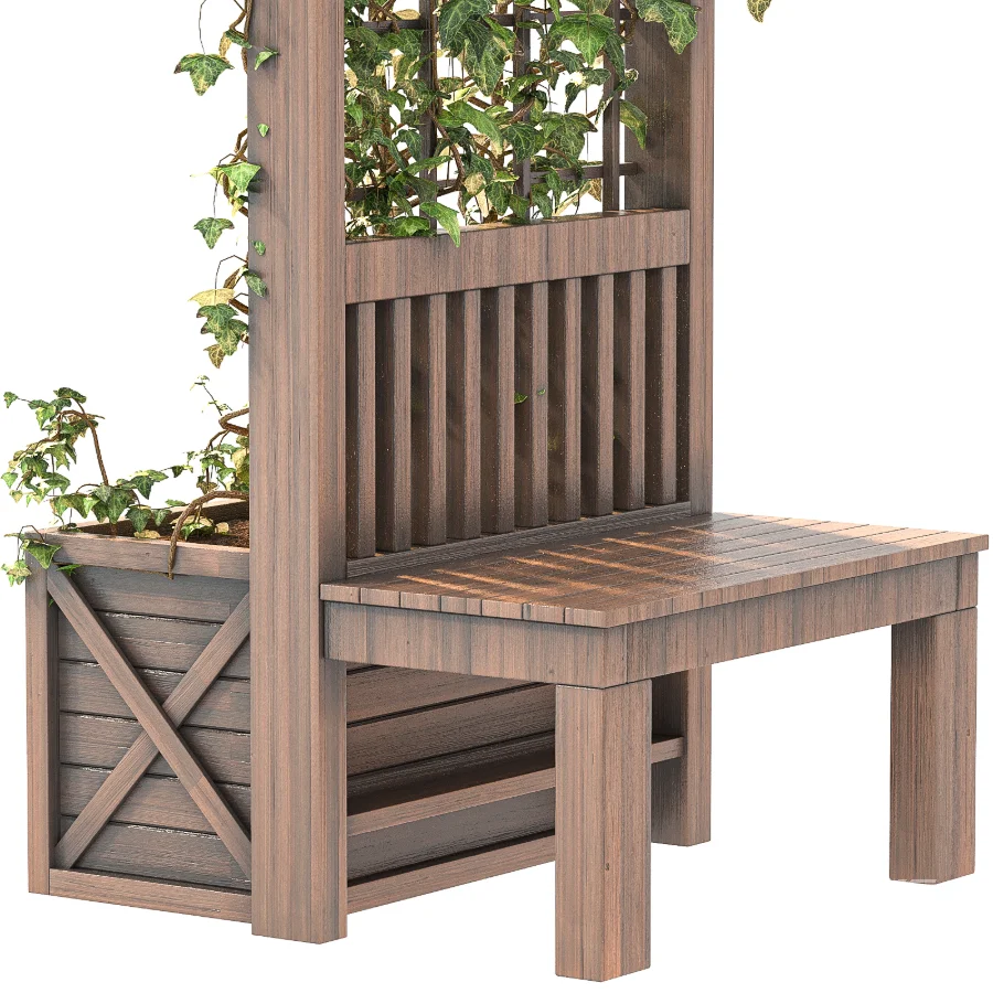 Wooden Garden Arbor 06 - Image 5
