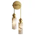 Harlin Alabaster Wall Lamp 2 heads - Thumbnail 1