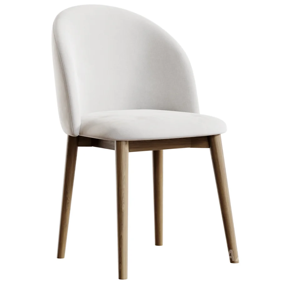 Marty 2 Chair Velvet Gray - Image 1