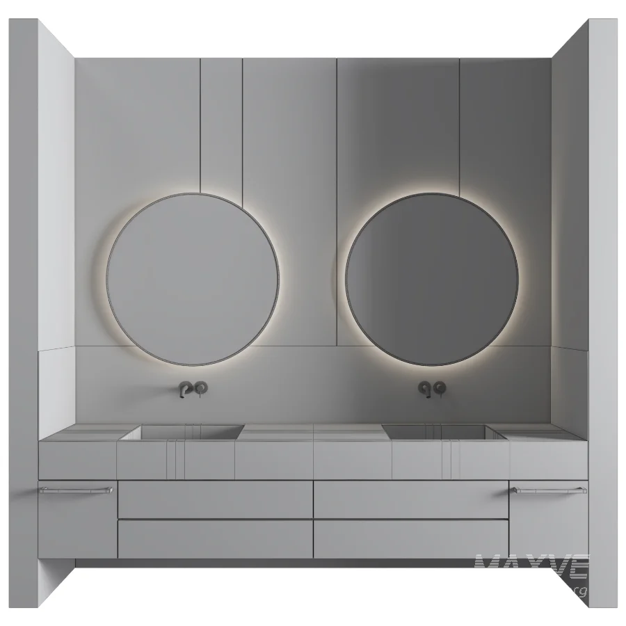 Bathroom Furniture Set 17 - Image 3