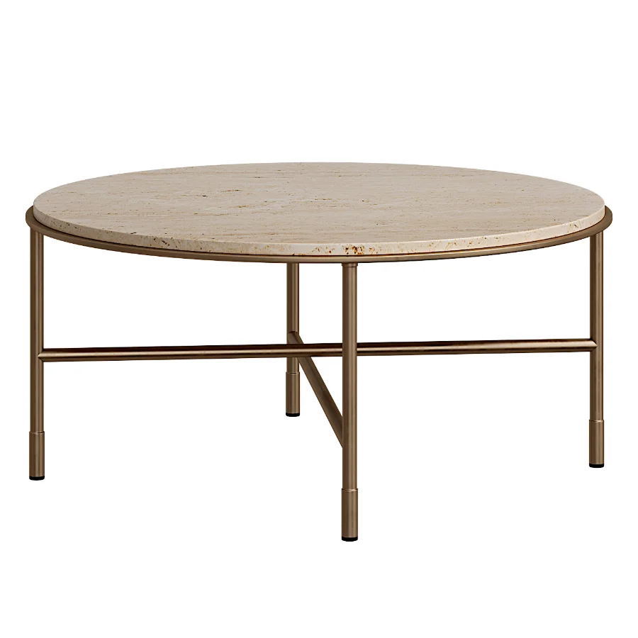 Fay Travertine Coffee Table - Image 2