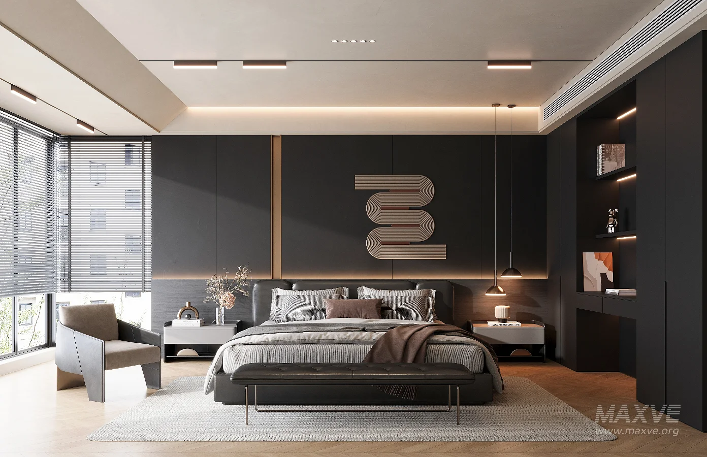 modern bedroom - Image 1