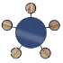 Vestre BUZZ picnic table - Thumbnail 4
