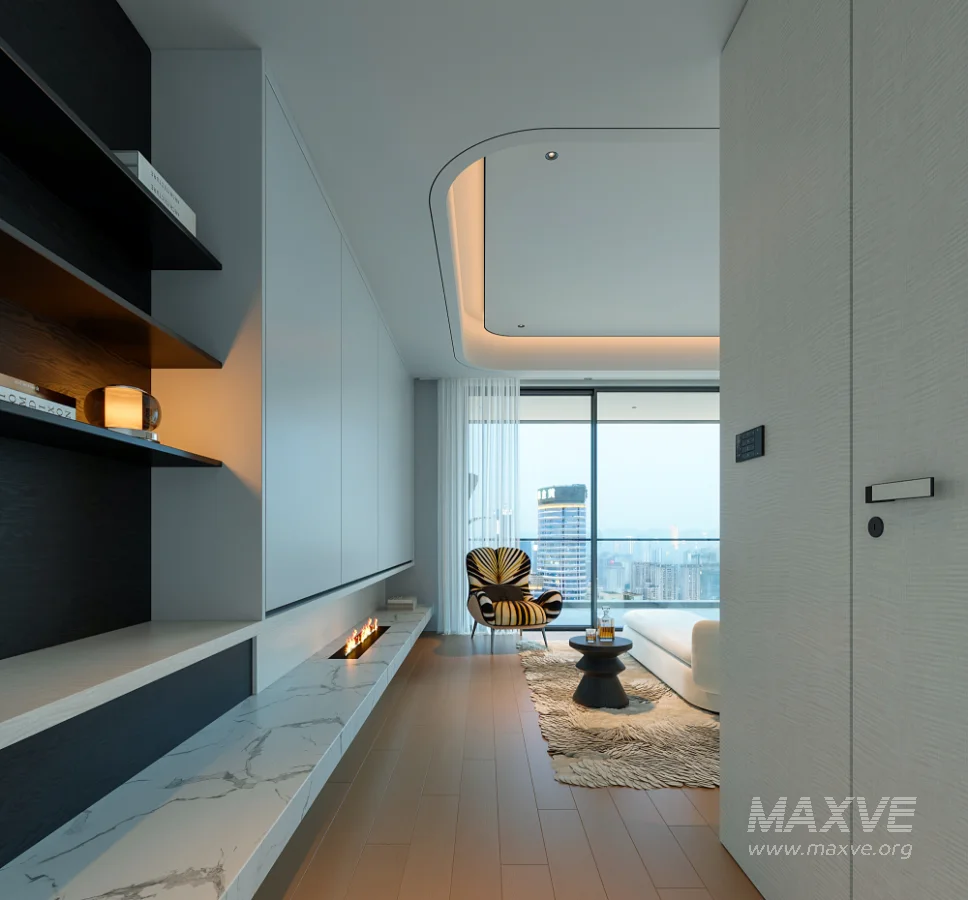 modern luxury bedroom interior - Image 4