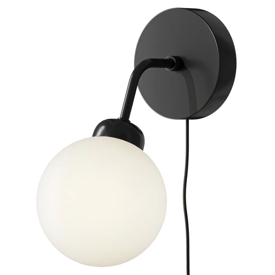 Nuura Apiales Wall Lamp Satin Black with Cord - Image 2
