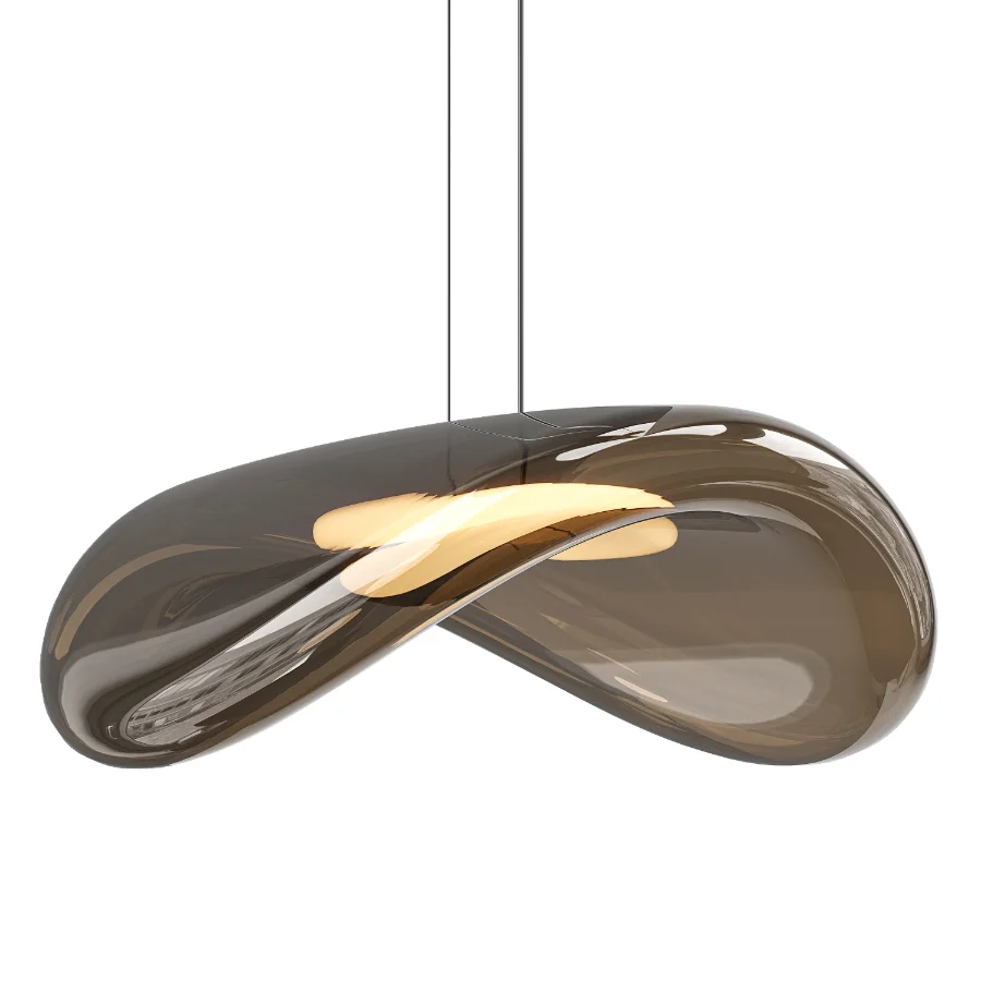 Organic Glass Pendant Light - Image 3