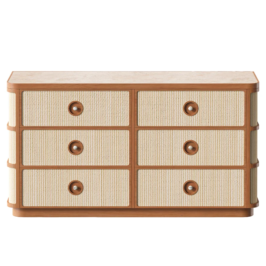 Leo Six Drawer Dresser by Sohohome - Image 2